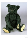 An Exceptionally Fine and Rare Steiff Black Teddy Bear with Black Mohair, 1912 reproduction procédé giclée par Steiff 