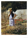 A Small Problem in the Corner of the Rosary Giclee Print by Henri Adolphe Laissement