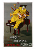 Toute la Musique, Tous Les Instruments, 1925 Reproduction procédé giclée par Lotti 