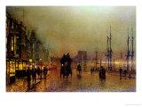 Glasgow Lámina giclée por John Atkinson Grimshaw