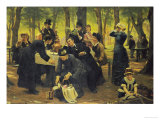 The Picnic, Dyrehaven, 1883 Giclee Print by Wenzel Thornoe