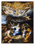 The Adoration of the Shepherds, French School Giclee Print by Annibale Carracci