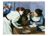 La leçon reproduction procédé giclée par Federico Zandomeneghi