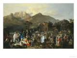 La Sagra Del Paese, 1878 reproduction procédé giclée par Casimiro Radice