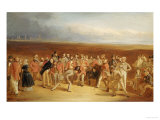 The Golfers, a Grand Match Giclee Print by Charles Lee