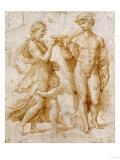 Mercury Offering the Cup of Immortality to Psyche Giclee Print