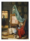 An Artists Studio, 1883 Giclee Print by Charles Josef Grips