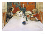 The Evening Meal Giclee Print by Carl Larsson