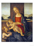 The Madonna and Child with the Infant Saint John the Baptist Giclee Print by Sandro Botticelli