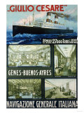Navigazione Generale Italiana, circa 1910 Giclee Print