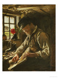 A Shoemaker in Arildsleje, 1872 Giclee Print by Peder Severin Kröyer