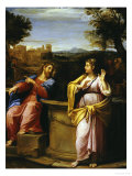 Christ and the Woman of Samaria at the Well Giclée-tryk af Francesco Albani Christ and the Woman of Samaria at the Well Giclée-tryk af Francesco Albani