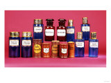 A Selection of 19th Century Drug Containers Giclee Print