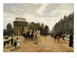 The Life Guards Passing Hyde Park Corner, London, circa 1886 reproduction procédé giclée par Felippo Baratti