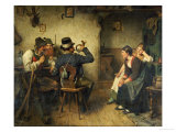 Postillion Im Wirtshaus, 1887 Giclee Print by Hugo Kauffmann