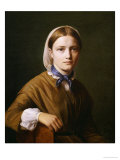 Portrait of Christiane Kobke reproduction procédé giclée par Constantin Hansen