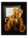 Mother and Child, Unique Golden Brown Plush Teddy Bears Giclee Print