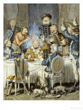 Illustrations for the Adventures of Baron Munchausen, 19th Century Giclee Print by Alphonse Adolf Bichard