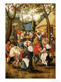 The Wedding Feast Giclée-Druck von Pieter Bruegel the Elder