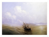 A Sailing Boat in a Heavy Swell, 1876 Giclee Print by Ivan Constantinovitch Aivasowsky