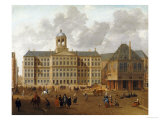 The Town Hall on the Dam, Amsterdam reproduction procédé giclée par Dirck Maas
