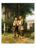 The Homecoming, 1838 Giclee Print by Jacob Becker The Homecoming, 1838 Giclee Print by Jacob Becker