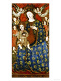 The Madonna and Child in Glory, Catalan School, Late 15th Century Giclee Print