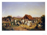 The Hunting Party of Ferdinand II of Naples Giclee Print by Filippo Palizzi