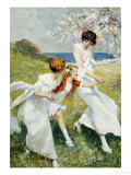 A Spring Day by the Seashore Giclee Print by Rene Lelong