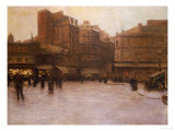 Place Du Delta Giclee Print by Luigi Loir
