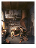 A Barber Surgeon Tending a Peasant's Foot, circa 1650 Giclee Print by Isaack Koedijck