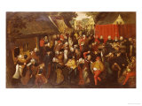 A Village Wedding Reproduction procédé giclée par Martin Van Cleve