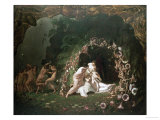 Titania dormant reproduction procédé giclée par Richard Dadd