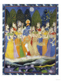A Pichhavai of Krishna as Shrinthji, India, 19th Century Giclee Print
