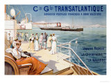 Cie. Gle. Transatlantique, circa 1910 Giclée-Druck von Louis Lessieux