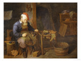 A Cobbler Giclee Print by David Rychaert