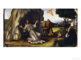 Saint Francis Receiving the Stigmata Giclée-Druck von Francesco Francia