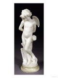 A French White Marble Figure of Cupid, Late 19th Century Giclee Print by Delongue 