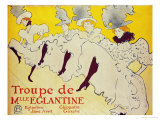La Troupe de Mademoiselle Eglantine, 1896 Wydruk giclee autor Henri de Toulouse-Lautrec