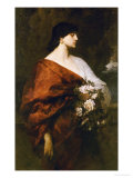 A Dark Beauty reproduction procédé giclée par Ferdinand Keller