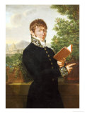 Portrait of an Official, Said to Be l'Intendant Delonay, Standing Above Florence, 1809 Giclee Print by Francois-xavier Fabre