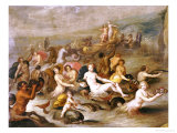 The Triumph of Amphitrite reproduction procédé giclée par Frans Francken the Younger