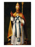 Saint Leo the Great Giclee Print by Bernardino Campo