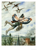 Illustrations for the Adventures of Baron Munchausen Giclee-trykk av Alphonse Adolf Bichard Illustrations for the Adventures of Baron Munchausen Giclee-trykk av Alphonse Adolf Bichard
