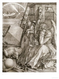 Melancholia, 1513 Giclée-tryk af Albrecht Dürer Melancholia, 1513 Giclée-tryk af Albrecht Dürer