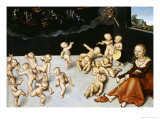 Mélancolie reproduction procédé giclée par Lucas Cranach the Elder