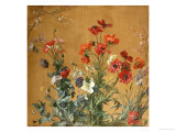 Poppies, Irises and Blossom Giclee-trykk av Jean Brenner
