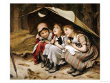 Three Little Kittens, 1883 Giclee Print by Joseph Clark