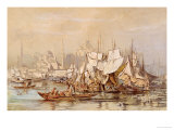 Constantinople, 1858 reproduction procédé giclée par Amadeo Preziosi
