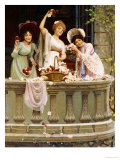 Au balcon reproduction procédé giclée par Abbey Altson